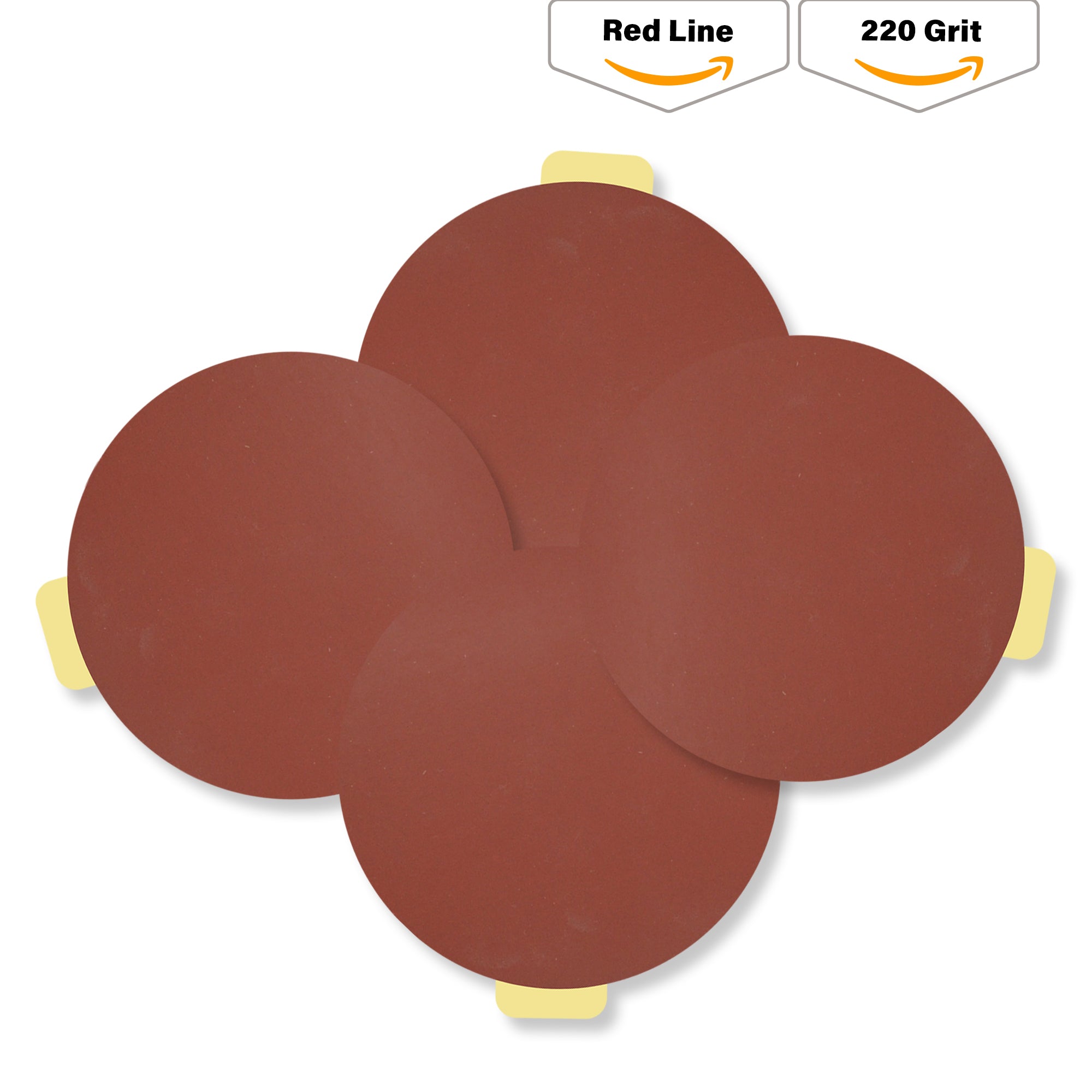 Indasa 5" Rhynostick Redline PSA Solid Sanding Disc, 500 Series