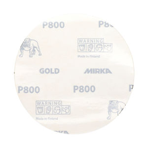 Mirka Gold 5" Solid PSA Sanding Discs - Side View | UnitedFinish.com