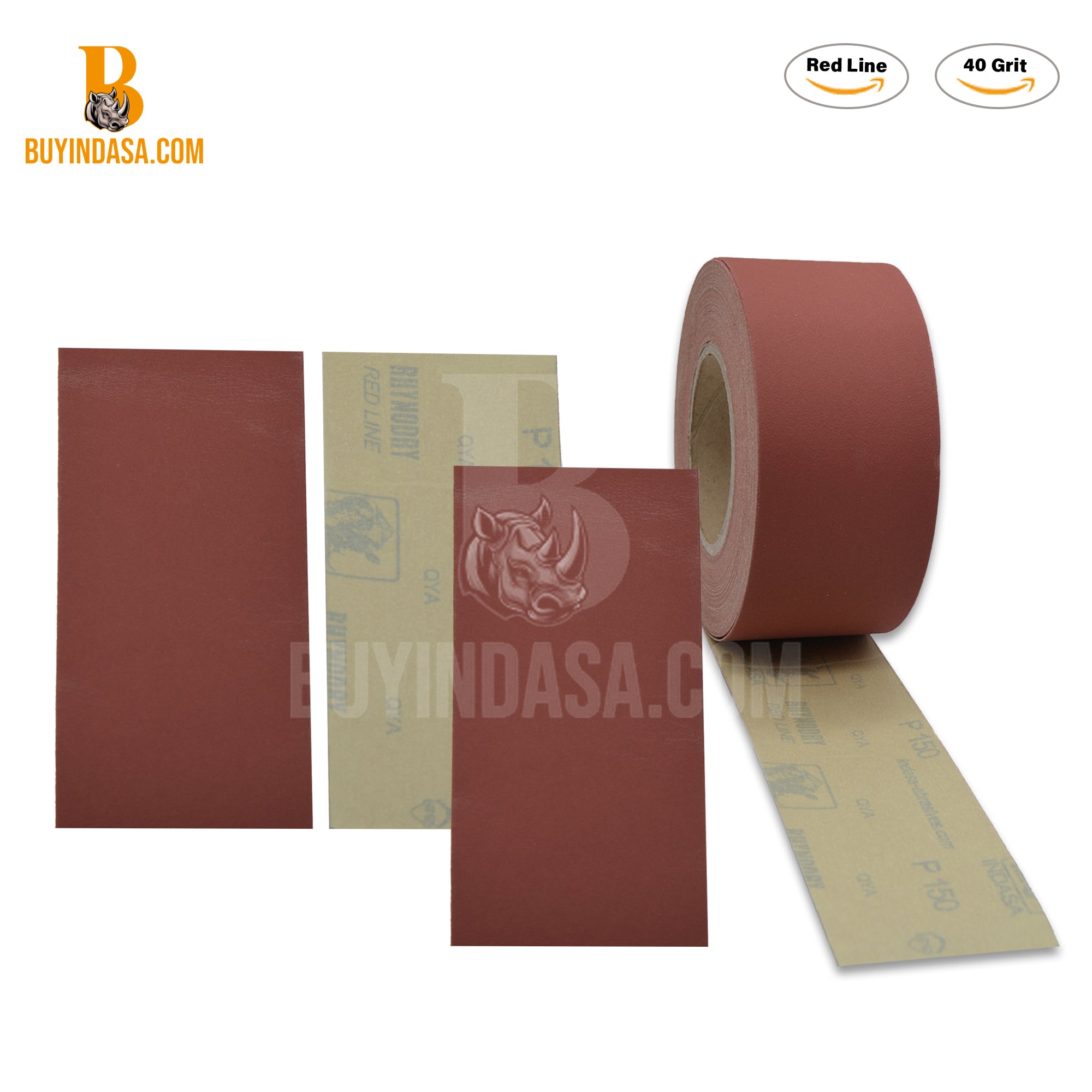 Indasa Rhynostick Redline PSA Sanding Rolls 960 Series - Grit Detail | UnitedFinish.com