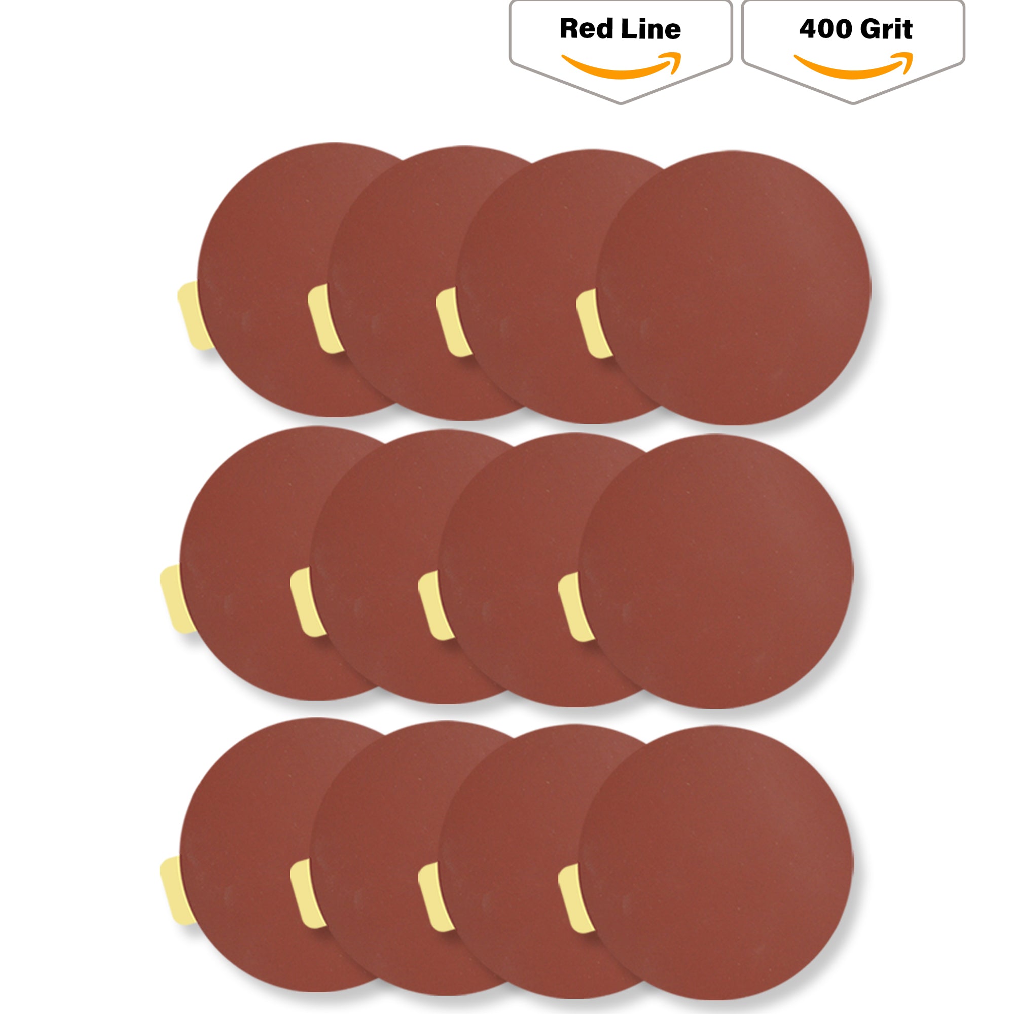 Indasa 5" Rhynostick Redline PSA Solid Sanding Disc, 500 Series