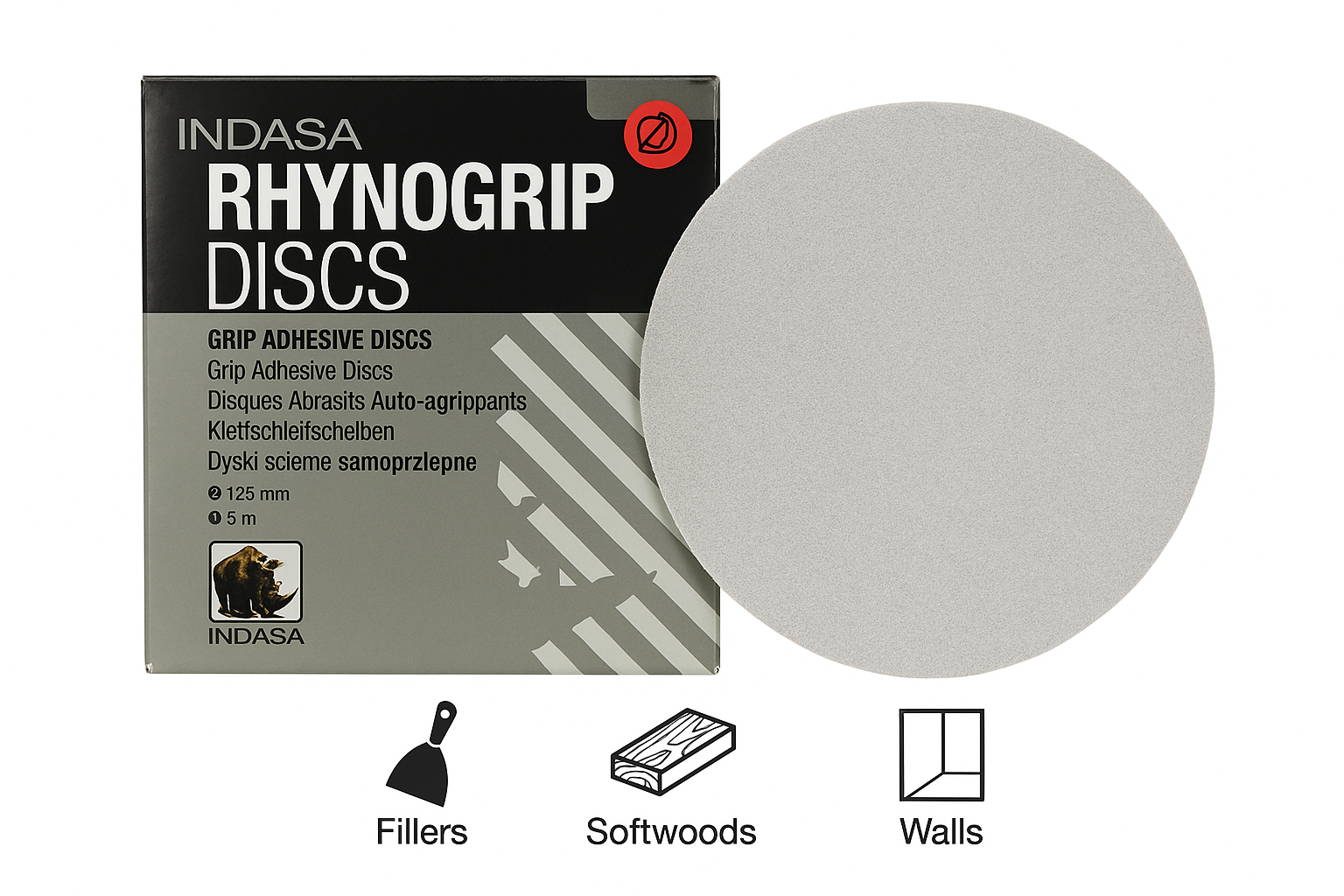 Indasa 5in Whiteline Sanding Discs 52 Series - In Use | UnitedFinish.com