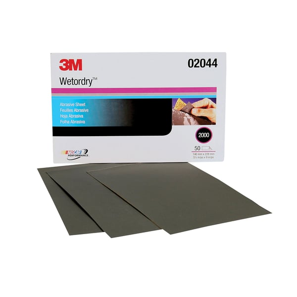 3M Wetordry 2000 Grit Abrasive Sheet