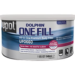 U-POL Dolphin ONE FILL body filler 1 quart