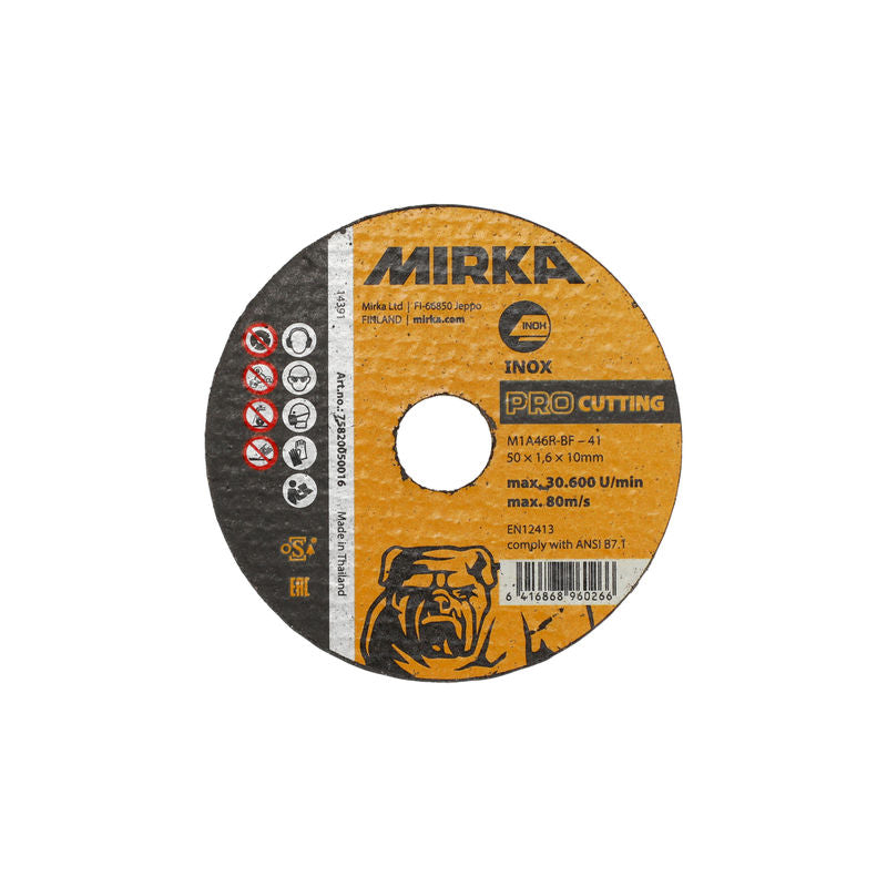 Mirka PRO Cutting Wheel Inox 50mm 1.6mm