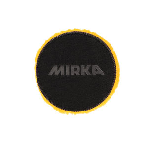 Mirka Lambs Wool Pad 6in Yellow 2/Pkg - Side View | UnitedFinish.com