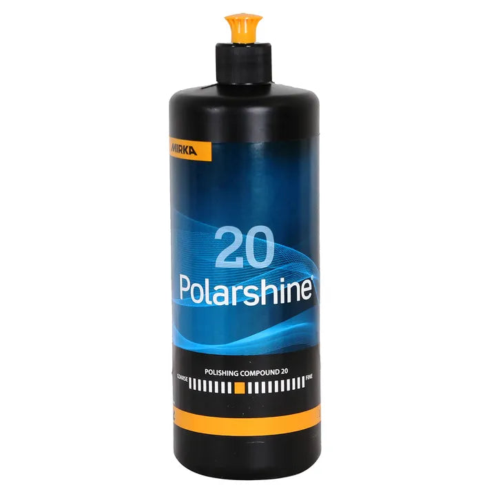 Mirka Polarshine 20 Medium Polishing Compound - Side View | UnitedFinish.com