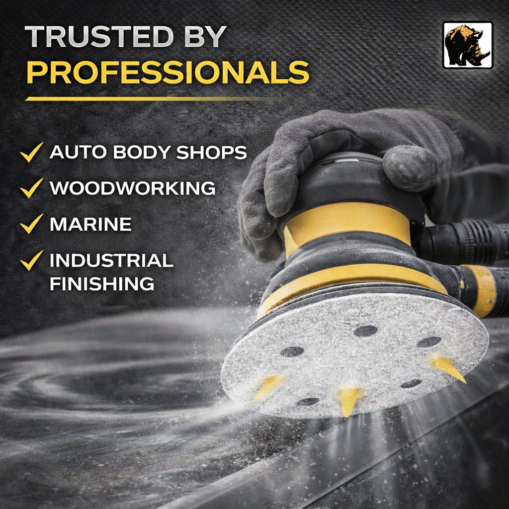 Indasa 5in 5-Hole Sanding Discs 54 Series - Detail View | UnitedFinish.com