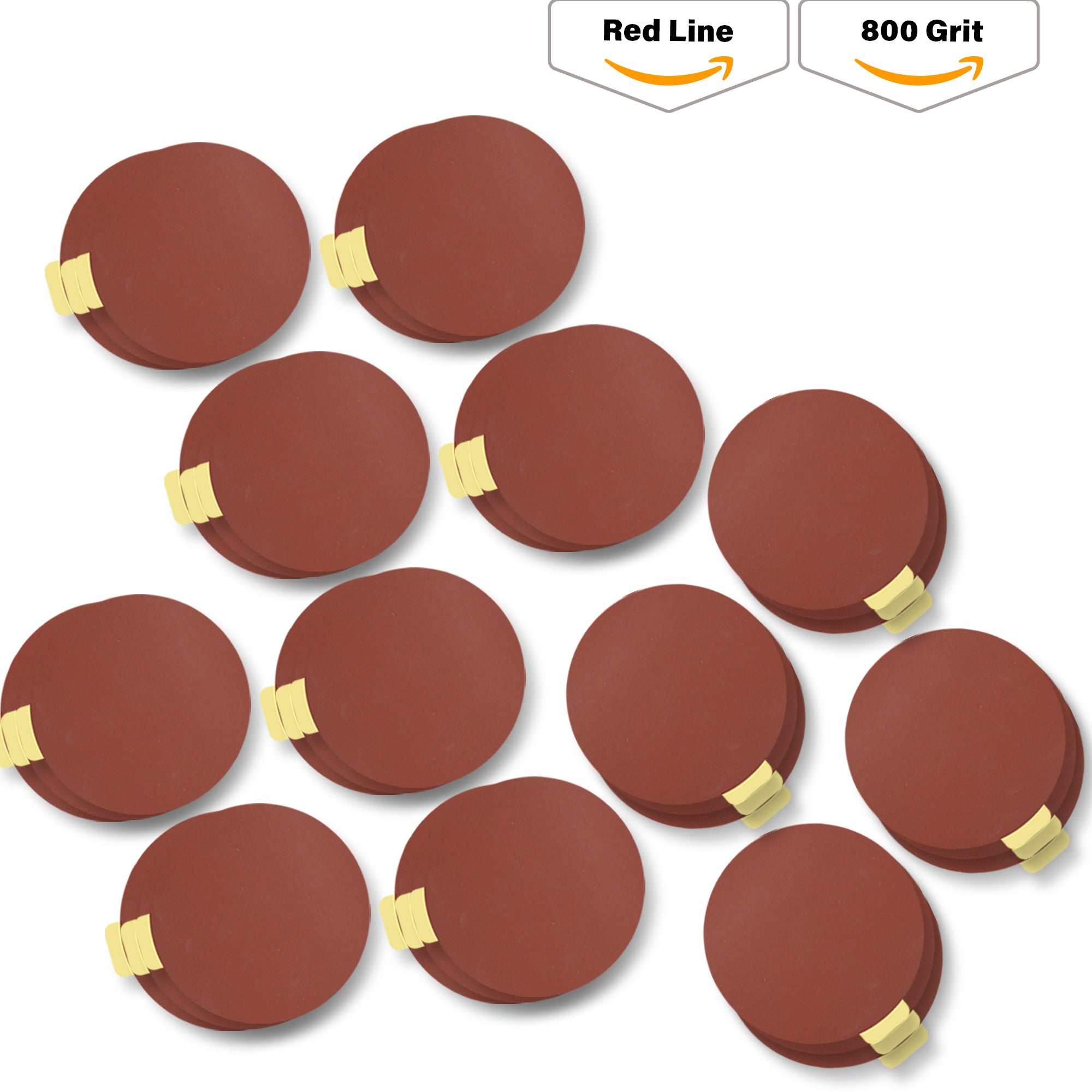 Indasa 5" Rhynostick Redline PSA Solid Sanding Disc, 500 Series
