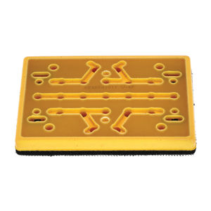 Mirka 3" x 4" 29 Hole Grip Backup Pad For Electric Deos