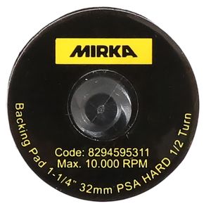 Mirka 1.25 Inch Quick Lock Soft PSA Backup Pads - Side View | UnitedFinish.com
