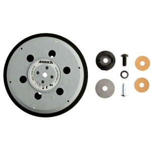 Mirka 6 Inch 61 Hole UNI Universal Grip Backup Pad - Detail View | UnitedFinish.com