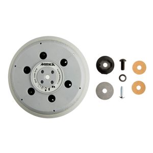 Mirka 6 Inch 61 Hole UNI Universal Grip Backup Pad - Side View | UnitedFinish.com