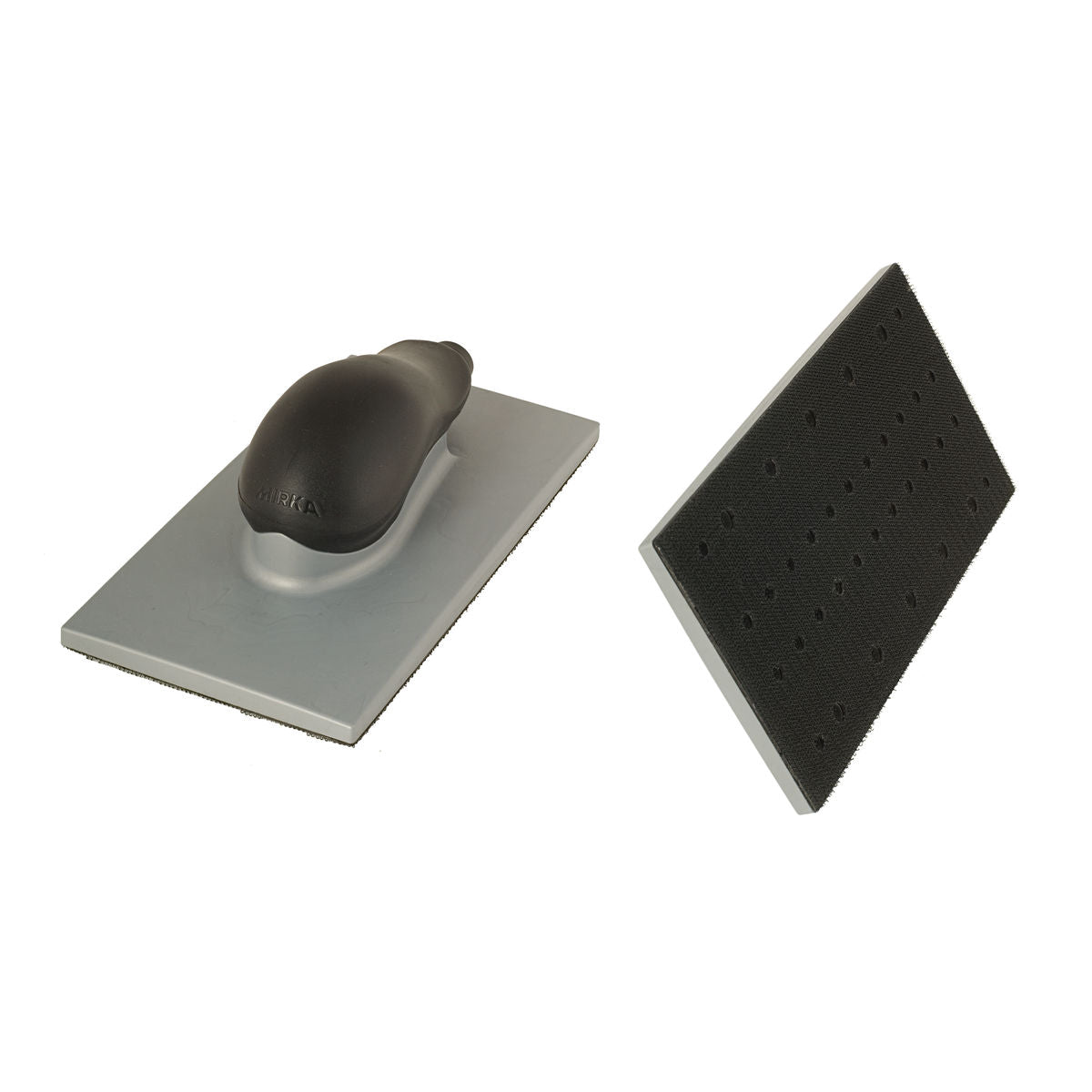 Mirka Vacuum Sanding Block Grey 115 x 230mm 8391702011 - Side View | UnitedFinish.com