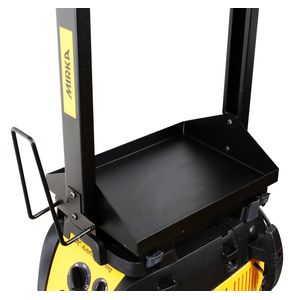 DE-WS Work Station for DE-1230 Dust Extractor - Side View | UnitedFinish.com