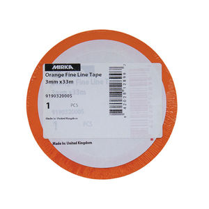 Mirka Orange Fine Line Tape 0.12 Inch - Side View | UnitedFinish.com