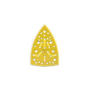 Mirka 4" x 6" x 6" Triangle 32 Hole Grip Backup Pad For Deos Delta