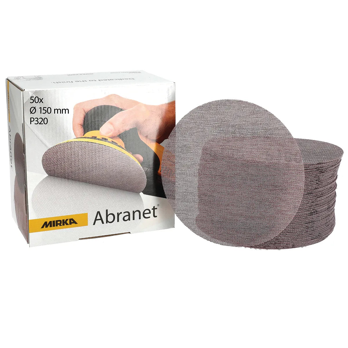 Mirka Abranet 6" Grip Sanding Discs - Spec Sheet | UnitedFinish.com