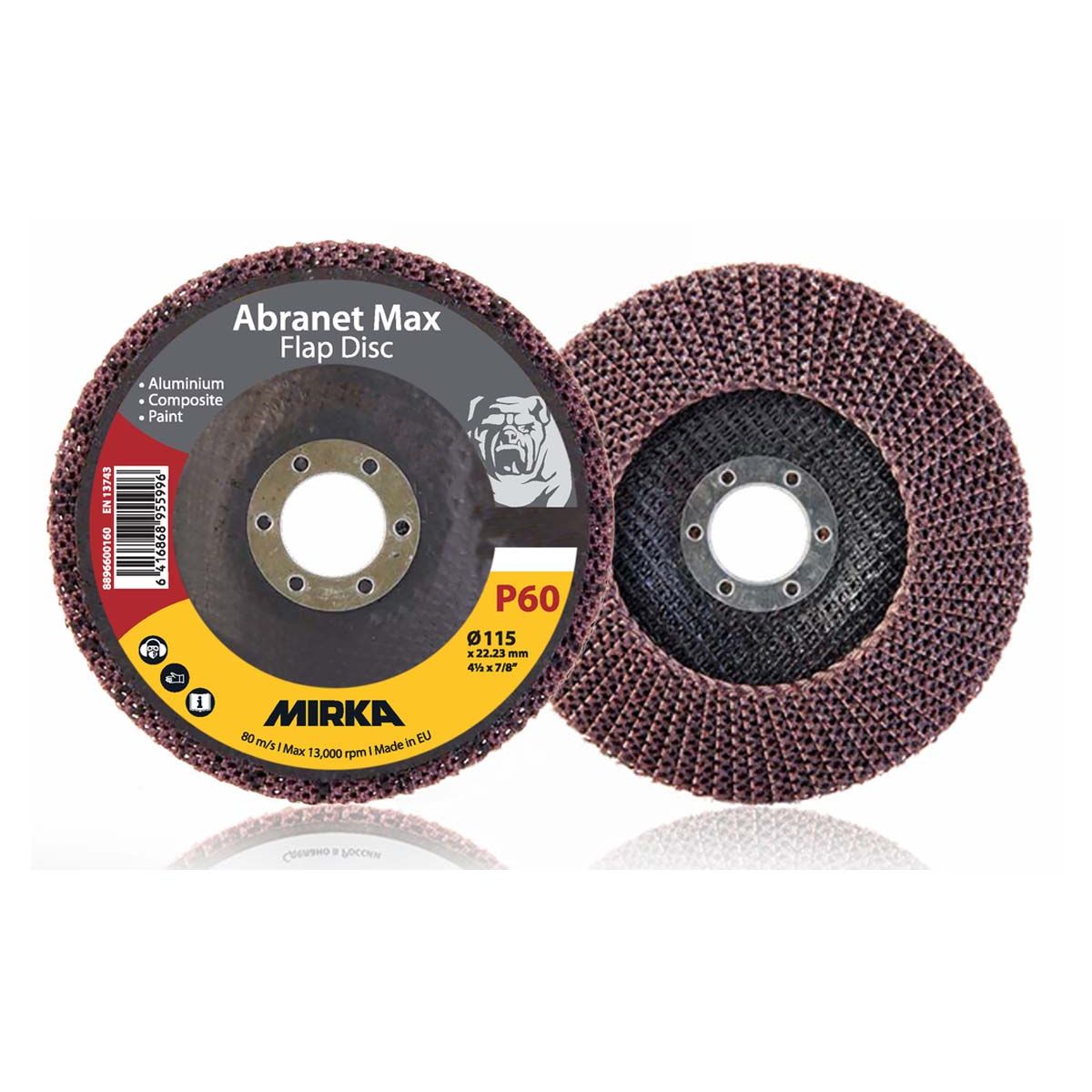 Abranet Max Flap Disc 115mm T29 ALOX by Mirka | UnitedFinish.com