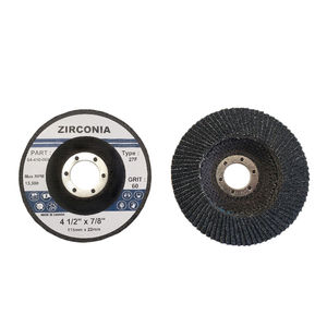 Alumina Zirconia Flat Flap Disc 4.5 Inch by Mirka | UnitedFinish.com