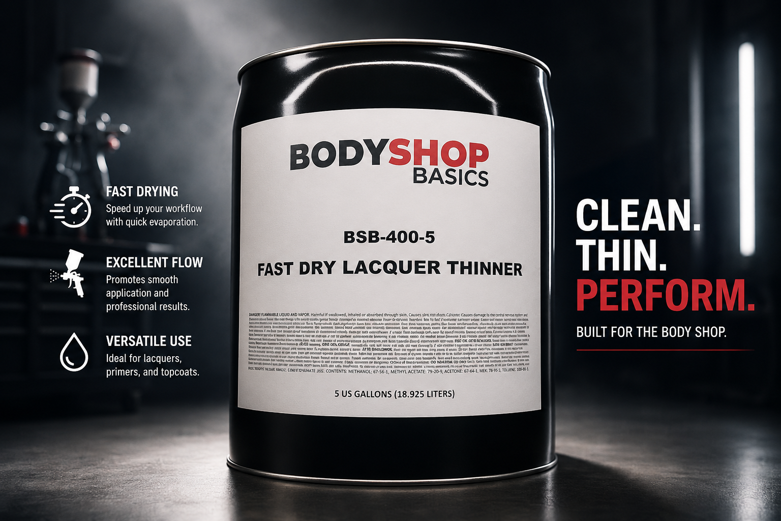 BSB Premium Lacquer Thinner (100% Virgin)