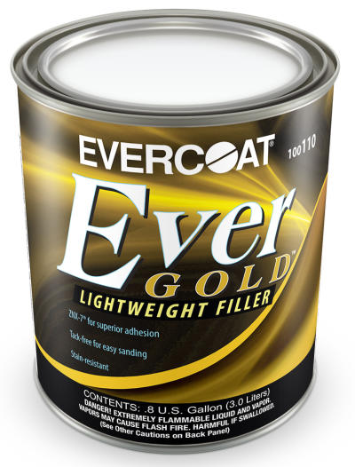 Evercoat EverGold lightweight body filler, gallon