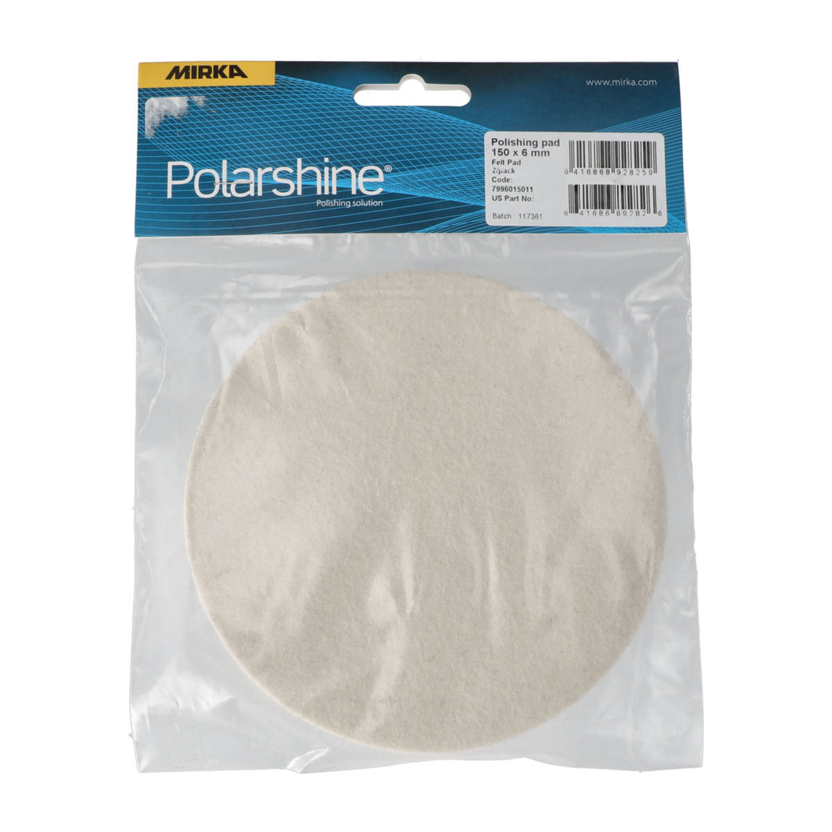Polishing Felt Pad White