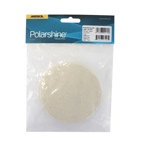 Mirka 5 Inch Felt Polishing Grip Pad MPADFP-5 - Detail View | UnitedFinish.com