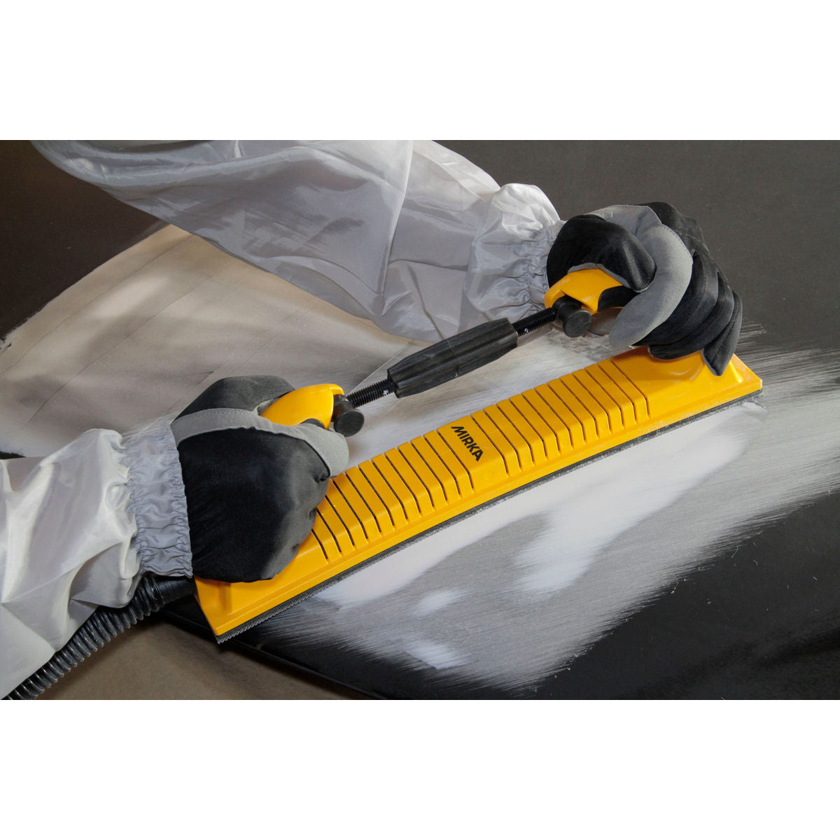 Mirka Vacuum Sanding Block 2.75x16.5 Inch Grip Yellow - Spec Sheet | UnitedFinish.com