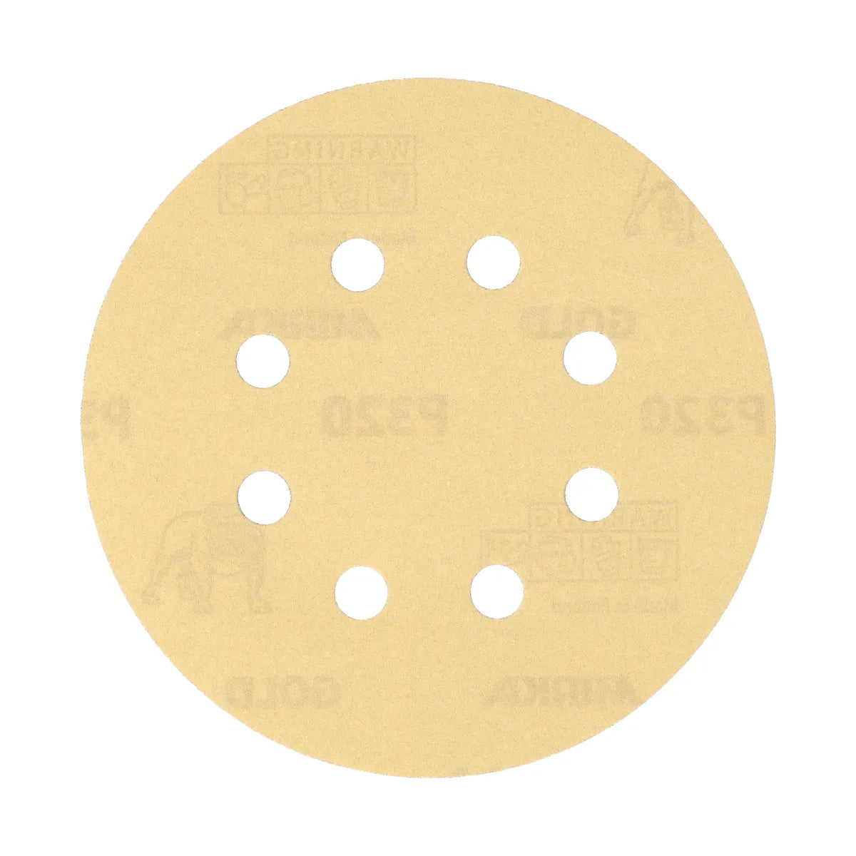 Gold 5" PSA 8 Holes | UnitedFinish.com