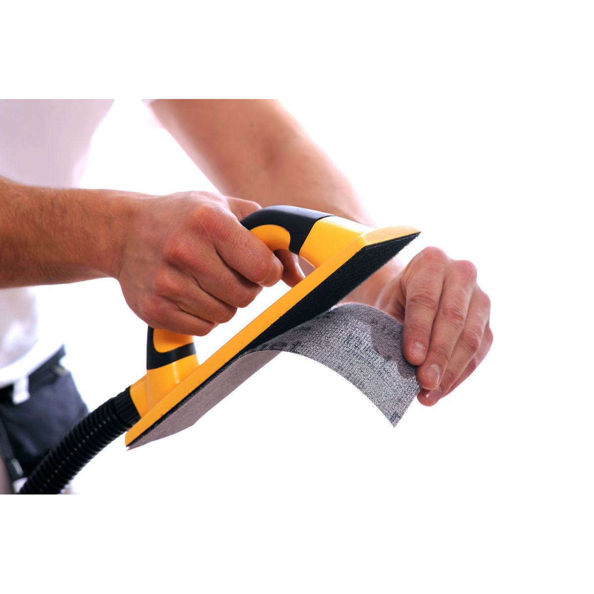 Mirka Handy Grip Vacuum Sanding Block 3 x 9 Inch HB-39 - Feature View | UnitedFinish.com