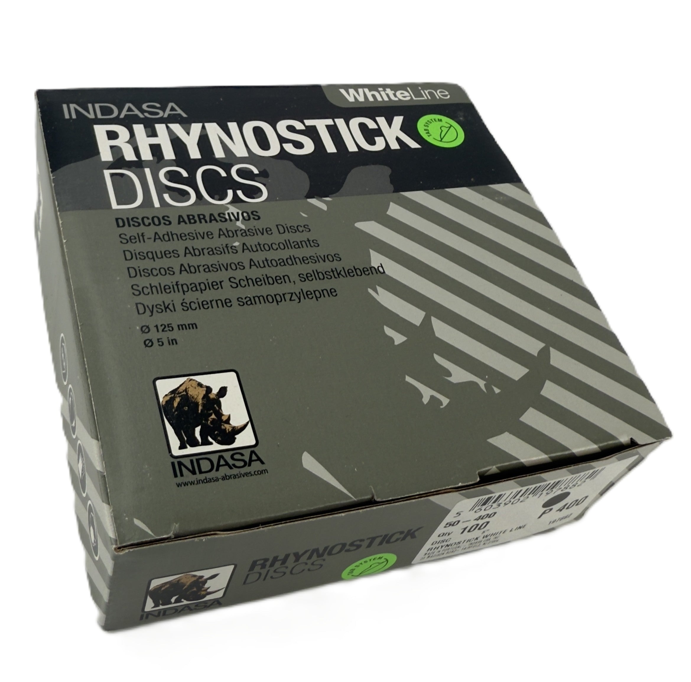 Indasa 5in Rhynostick PSA Discs 50 Series - Close Up | UnitedFinish.com