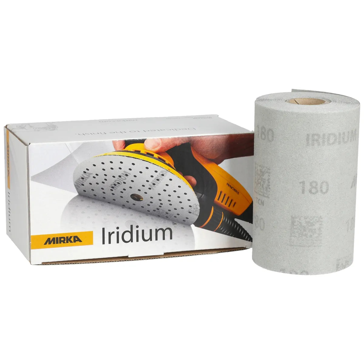 Iridium 4.5"x30' PSA Roll - Feature View | UnitedFinish.com