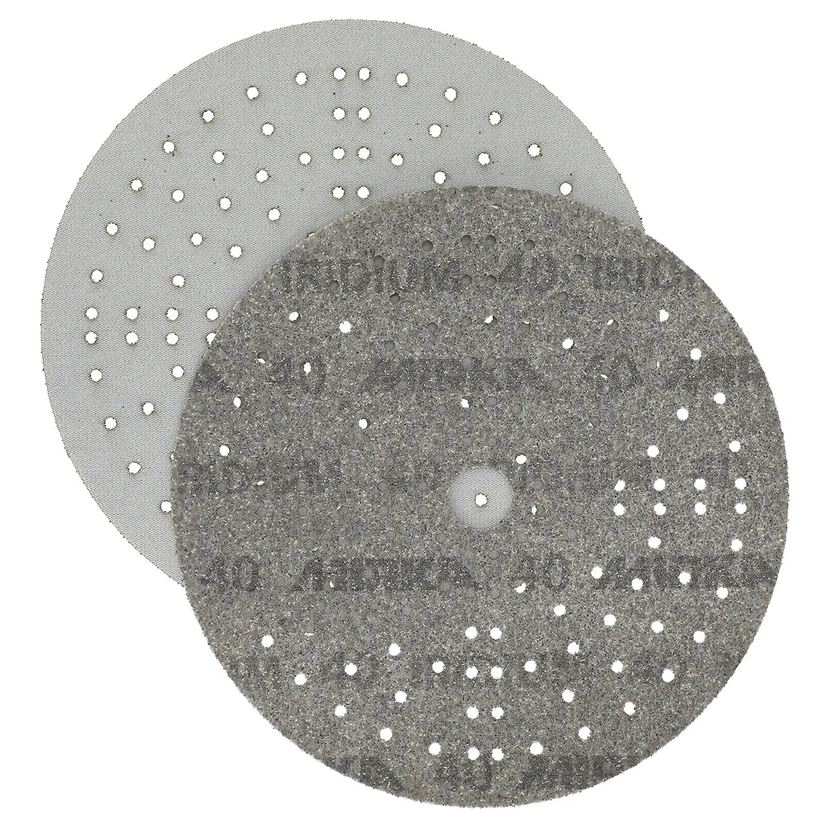 Mirka Iridium 8" 133 Holes Grip Sanding Discs - Detail View | UnitedFinish.com