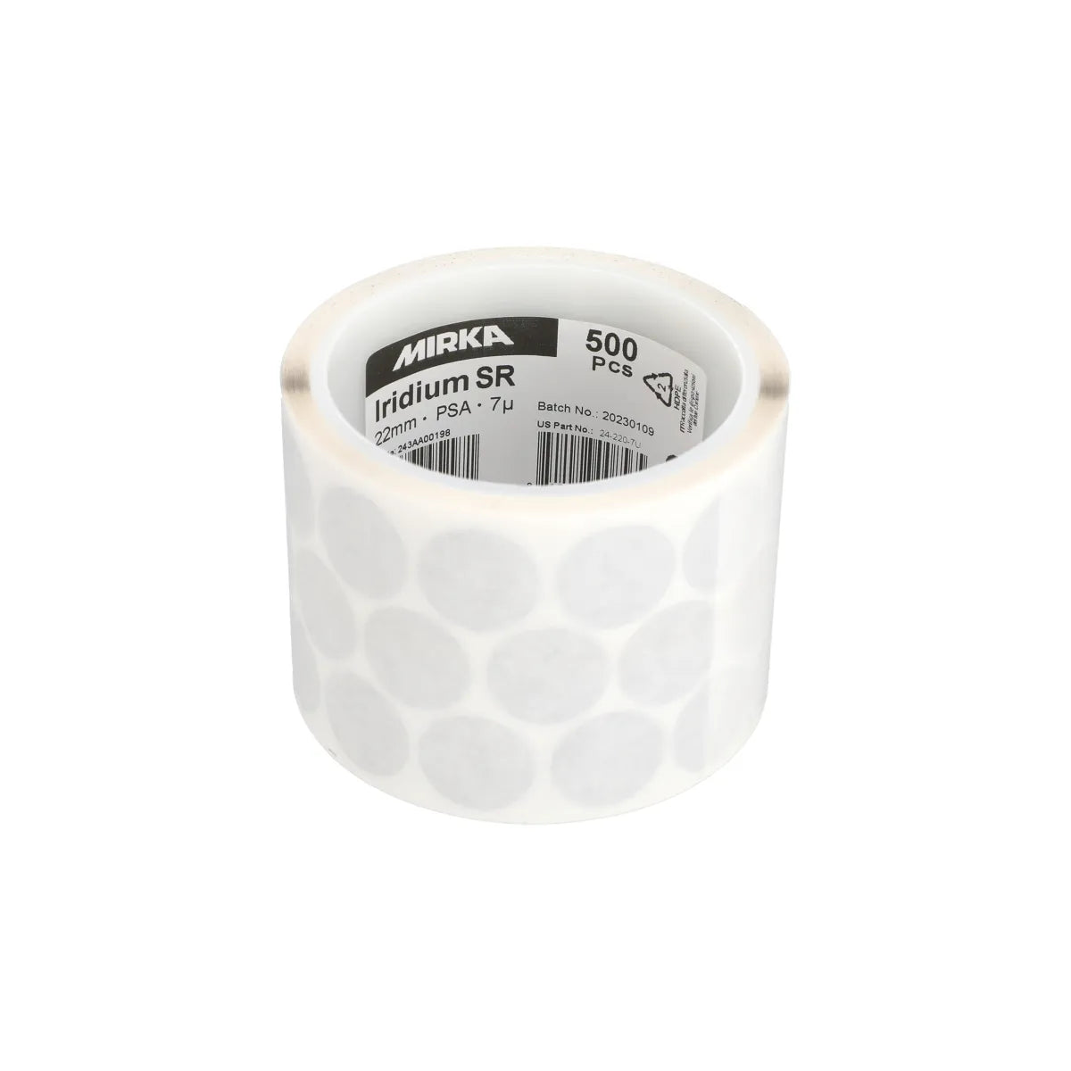 Iridium SR 0.86" 22 mm PSA - Grit Detail | UnitedFinish.com
