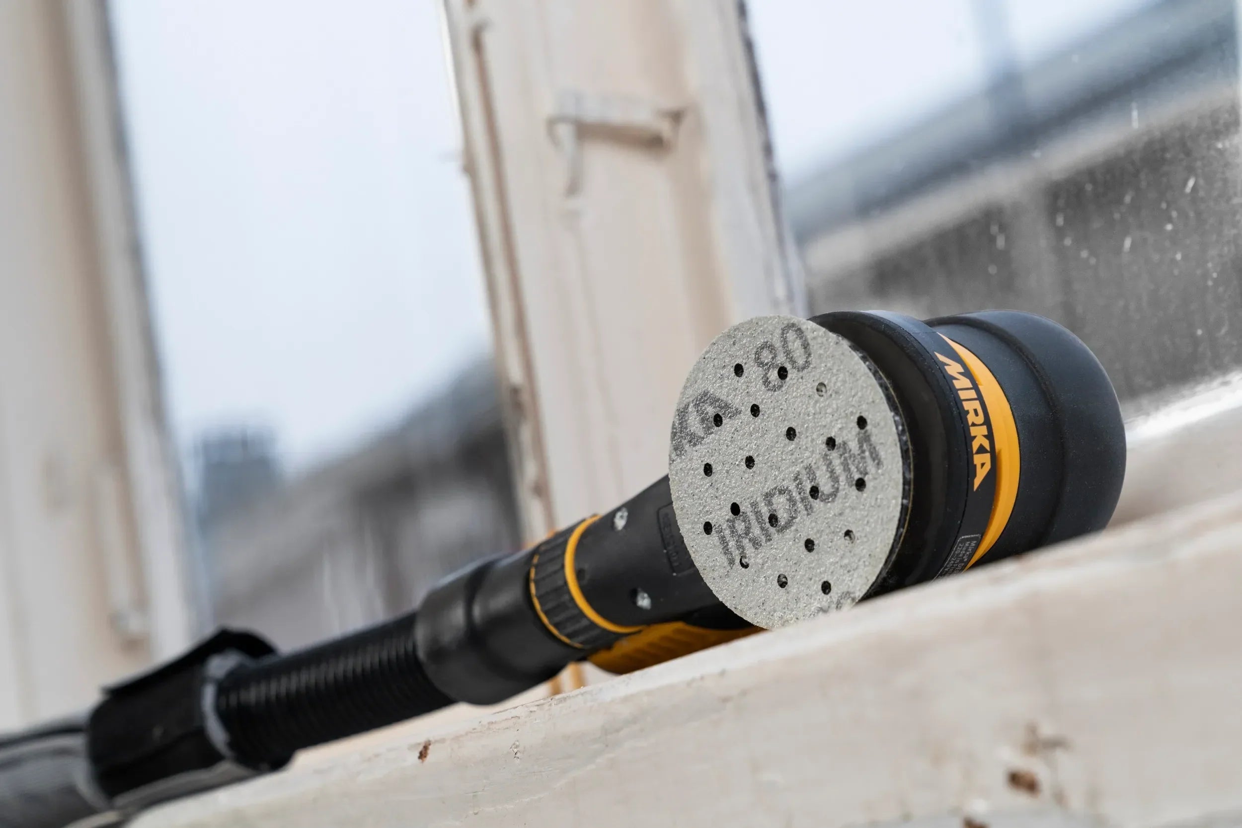 Mirka Iridium 3 Inch 20 Holes Grip Sanding Discs - Application | UnitedFinish.com