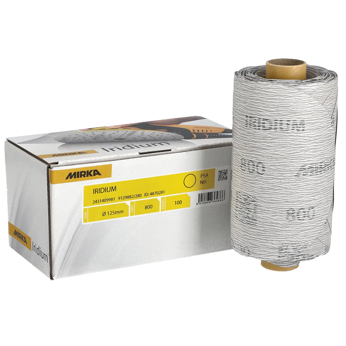 Mirka Iridium 5" Solid PSA Sanding Discs - Grit Detail | UnitedFinish.com