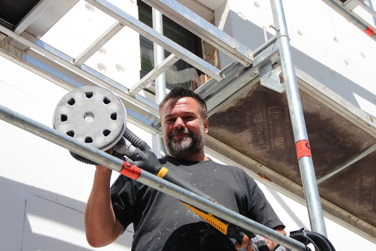 Mirka Iridium 9" Styro 8+1 Hole Grip Sanding Discs - Application | UnitedFinish.com