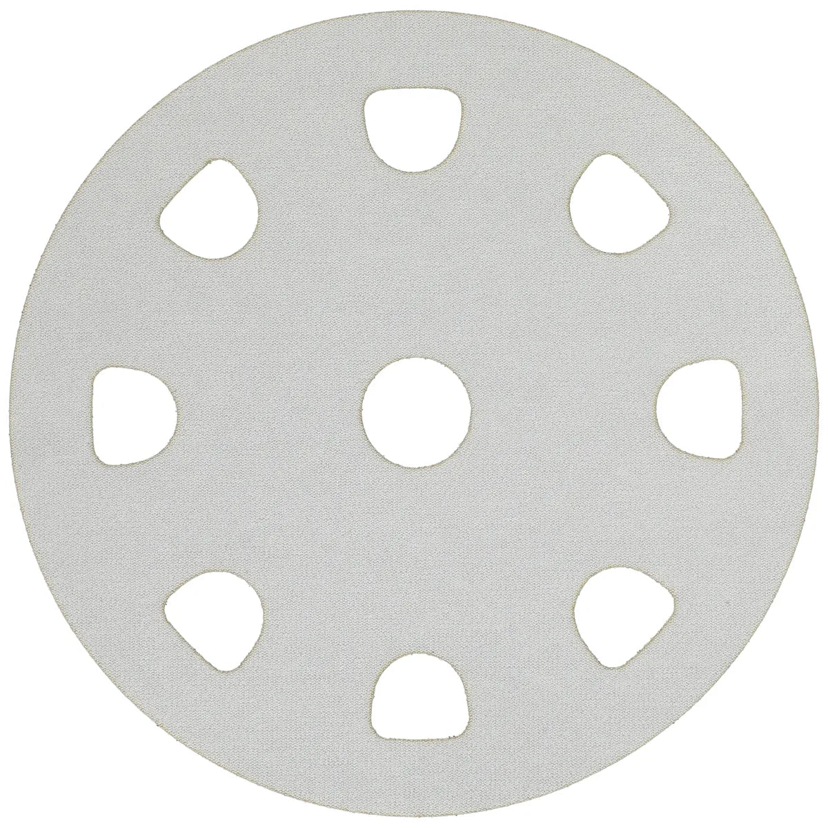 Mirka Iridium 9" Styro 8+1 Hole Grip Sanding Discs - Side View | UnitedFinish.com