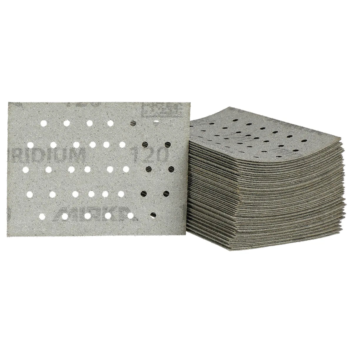 Mirka Iridium 3"x4" Grip Vacuum File Board - Grit Detail | UnitedFinish.com