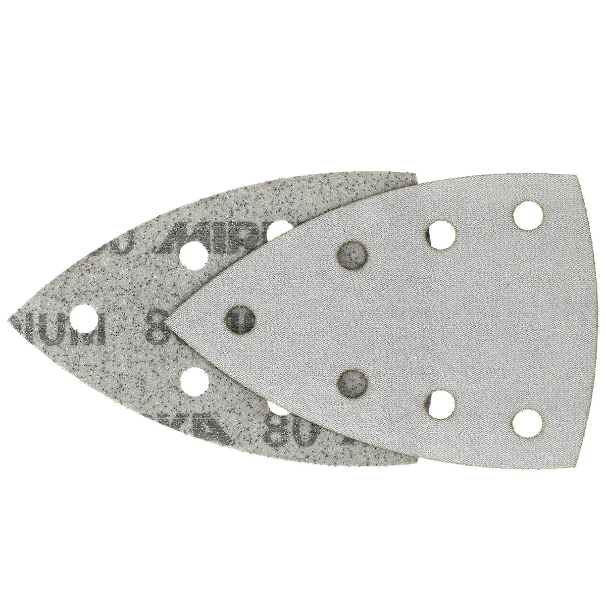 Mirka Iridium 4"x6"x6" Delta Multi-Hole Sanding Triangles - Detail View | UnitedFinish.com
