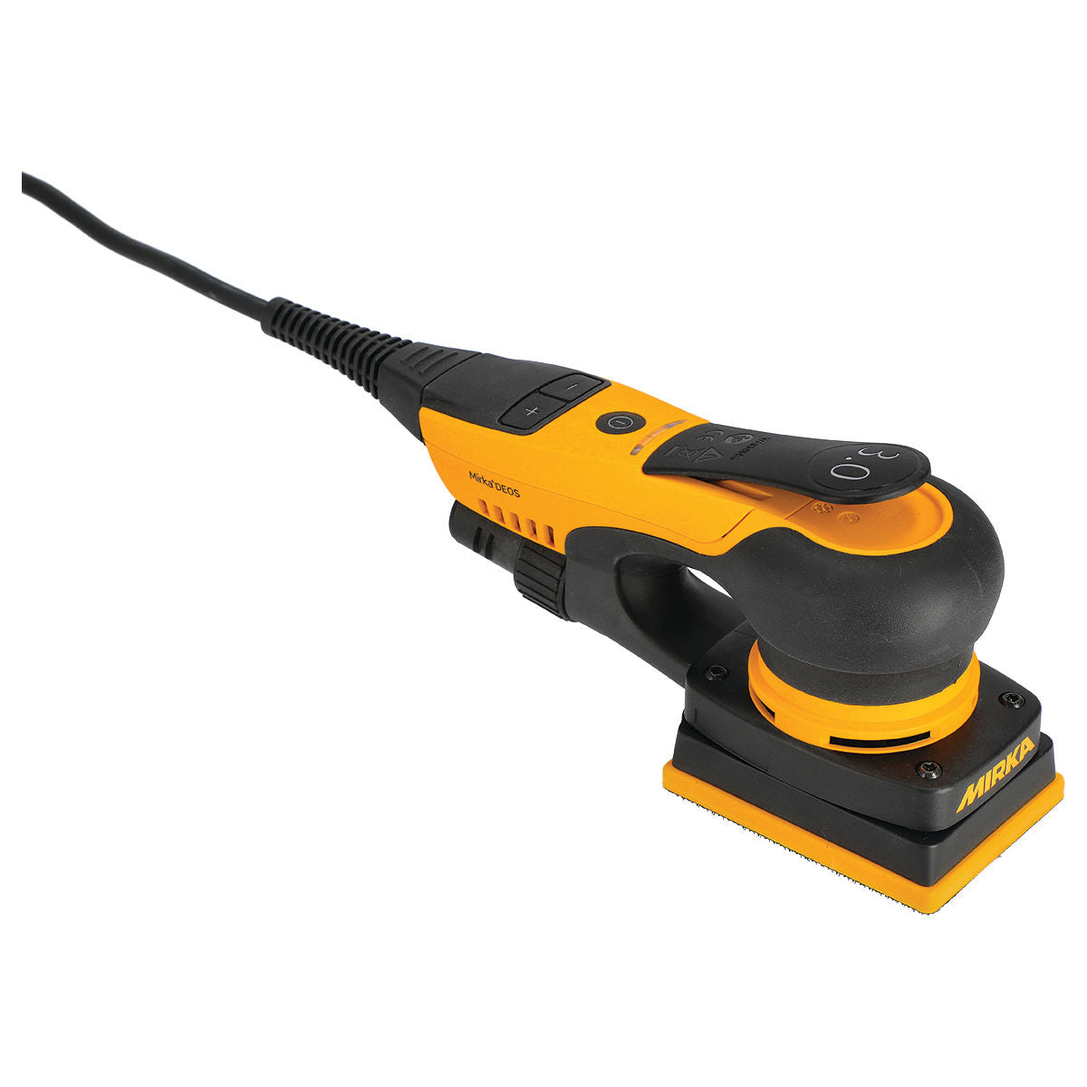 Mirka Deos 3" x 4" Electric Sander 343XCV 3mm orbit sheet sander | UnitedFinish.com