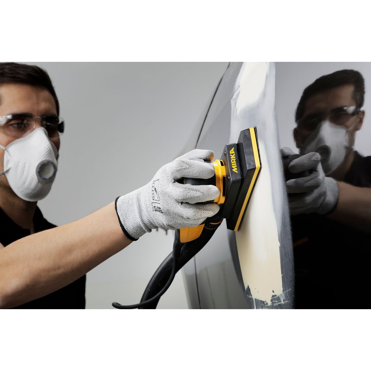 Mirka Deos 2.75" x 8" Electric Sander 383X CV - Package | UnitedFinish.com