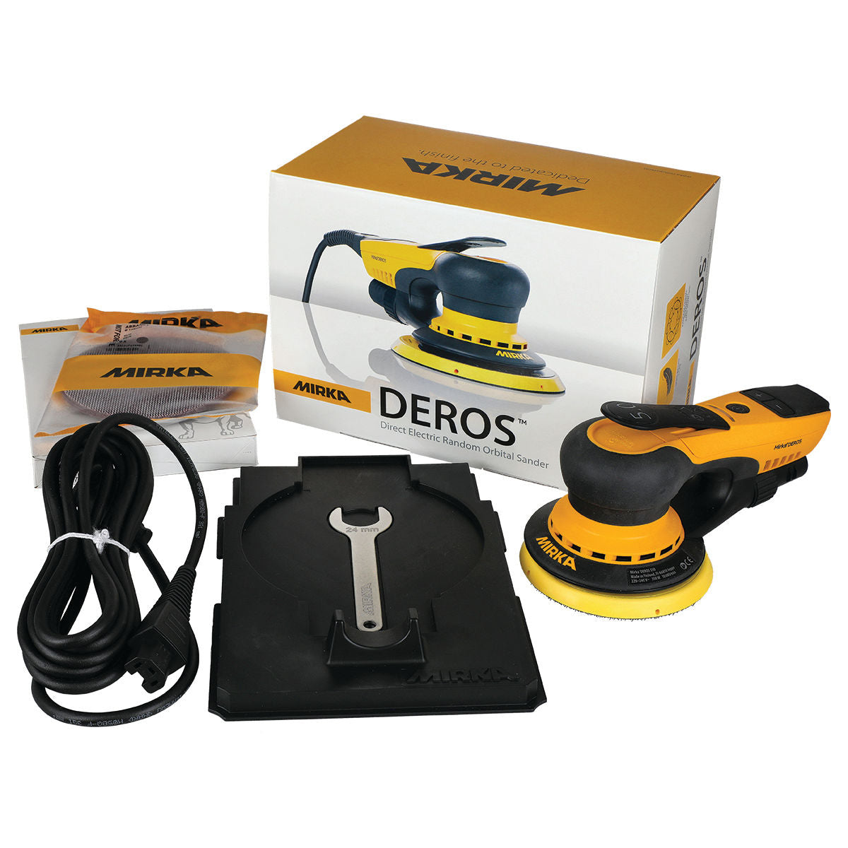 Mirka DEROS 5in 550CV Electric Sander - Spec Sheet | UnitedFinish.com
