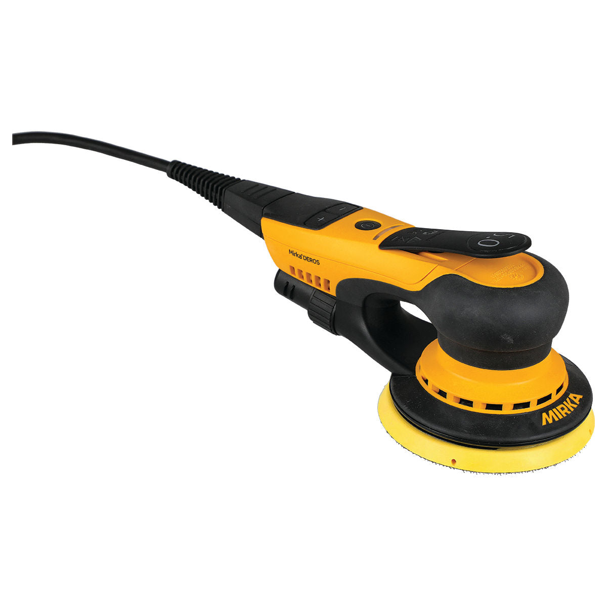 Mirka DEROS 5in Electric Sander 550CV 5mm Orbit Vacuum-Ready With Case by Mirka | UnitedFinish.com