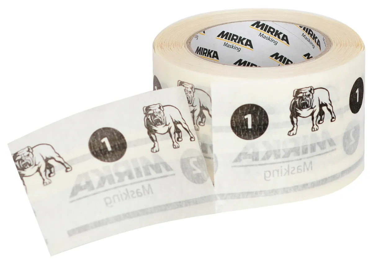 Mirka DUO Split Masking Tape 3 Inch x 65.6ft by Mirka | UnitedFinish.com