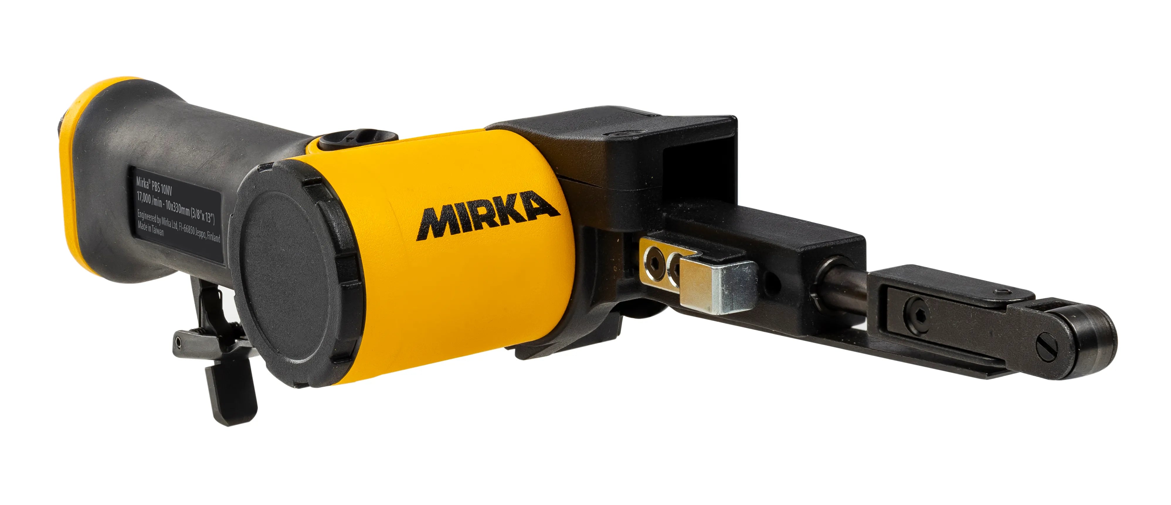 Mirka PBS Pneumatic Belt Sander 0.375x13 Inch PBS-10330 - Side View | UnitedFinish.com