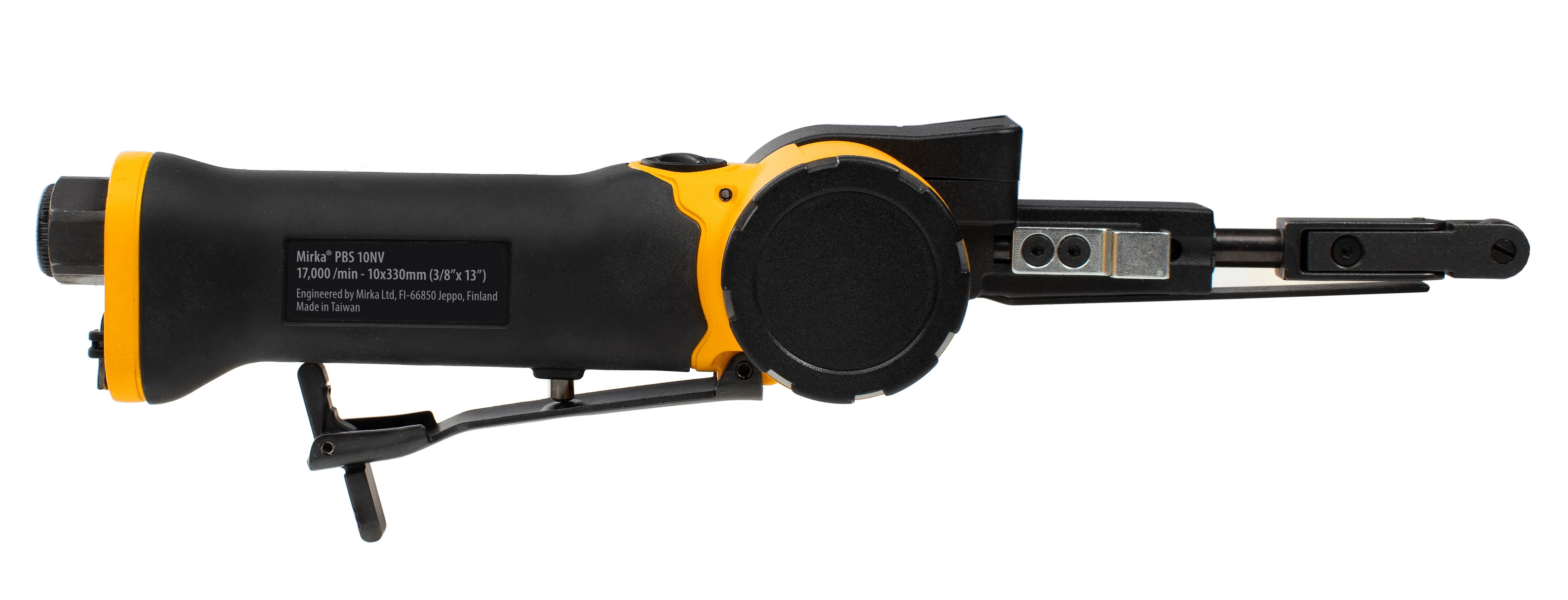 Mirka PBS Pneumatic Belt Sander 0.375x13 Inch PBS-10330 - Detail View | UnitedFinish.com