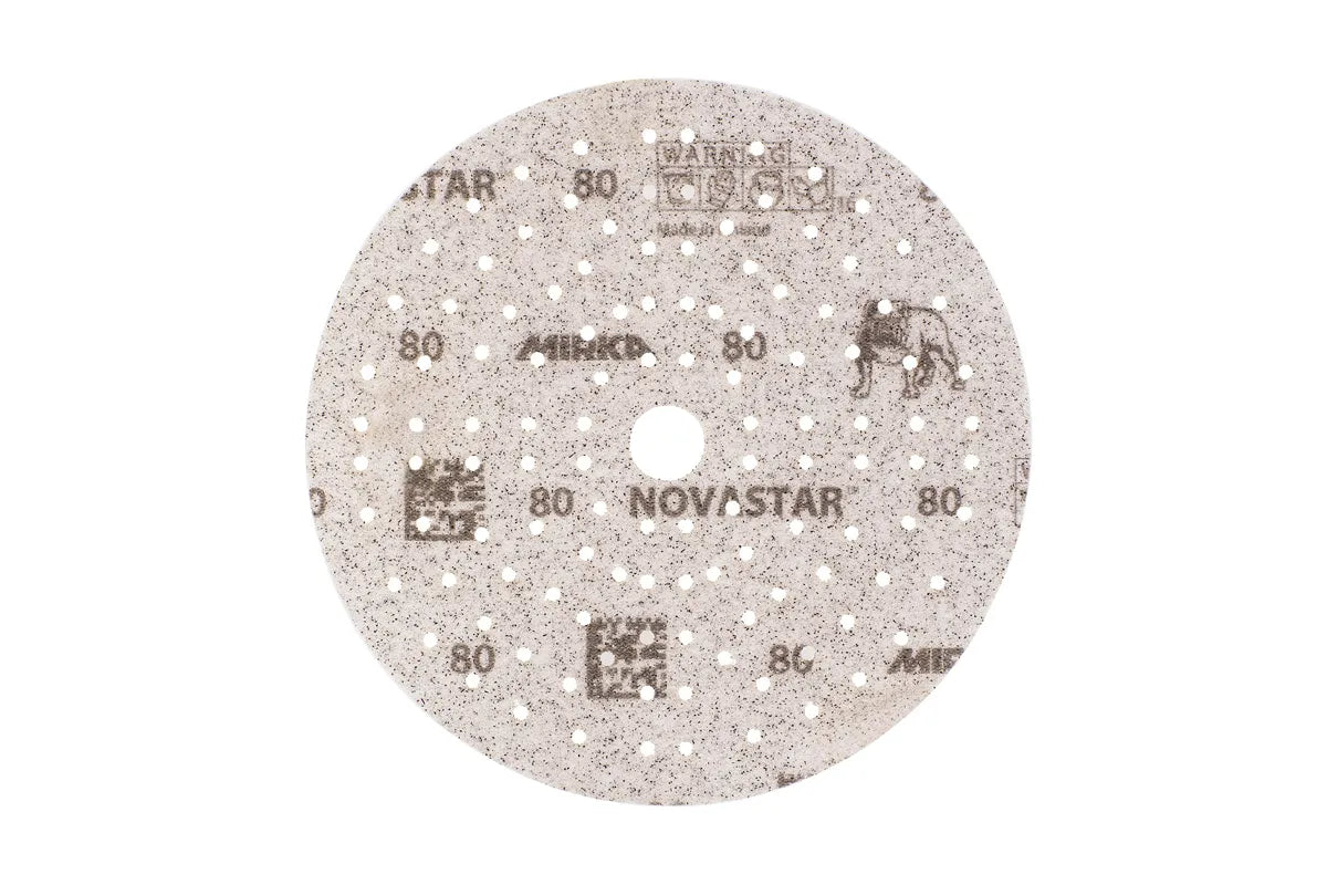 Mirka NOVASTAR 6 Inch Grip 121 Holes Sanding Discs by Mirka | UnitedFinish.com