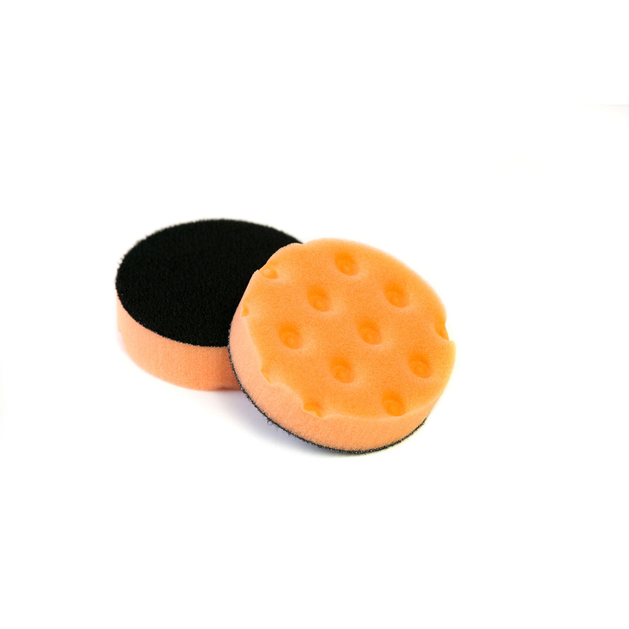 Polishing Foam Pad Orange with polish-holding indentations
