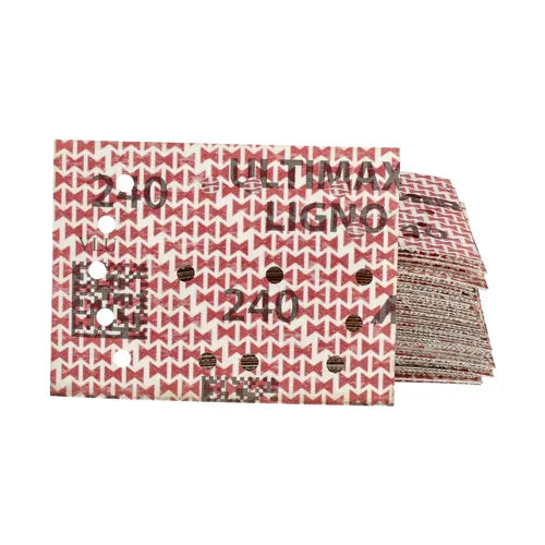 Mirka Ultimax Ligno 3x4 Inch Grip Multifit Sheets - Grit Detail | UnitedFinish.com